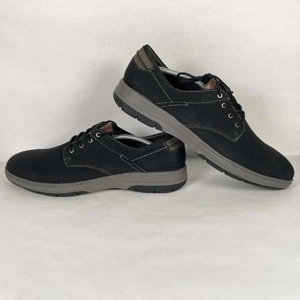 Earth Origins Winstead Oxford Shoes Mens Size 12 M Black Synthetic Lace Up Dress
